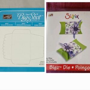 Stampin' Up! Sizzix Bigz Scallop Envelope & Pillow Box Die Sets
